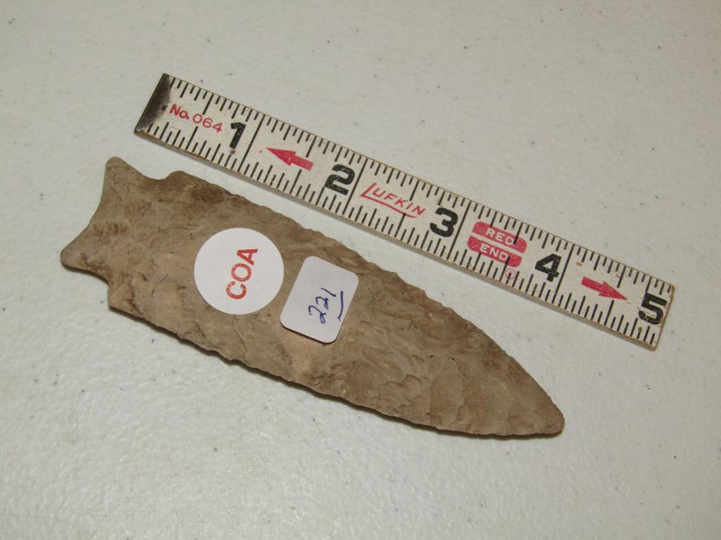 COA point: Putty coa 5 1/8" Stillwell point, Missoui