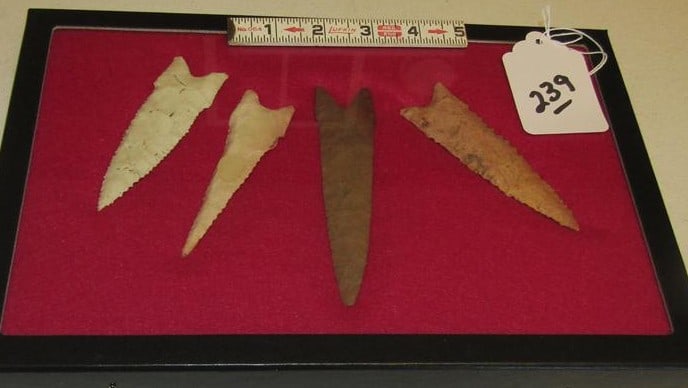 4 points: Display with 4 pc Dalton points, not examined for coa