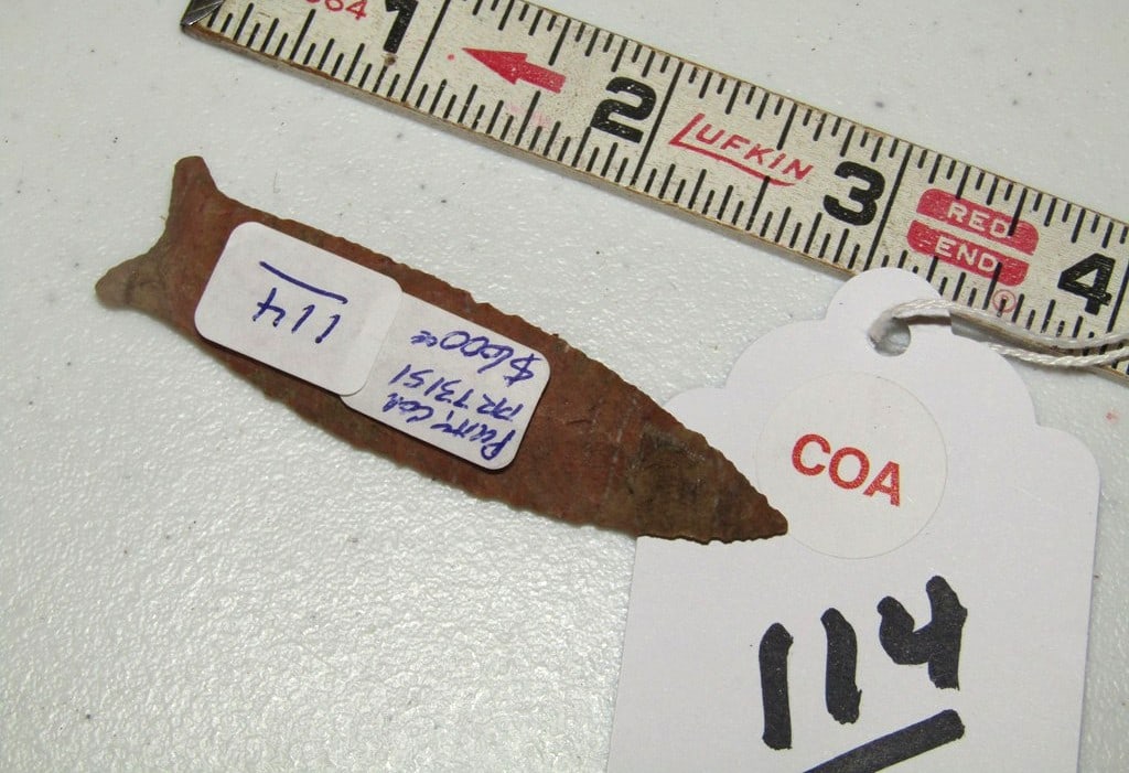 COA point: Putty coa 4 7/8" Hardin point, Tennessee