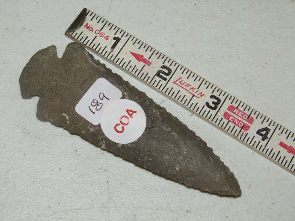 COA point: Rogers coa 4 3/16" Dovetail point, Kentucky