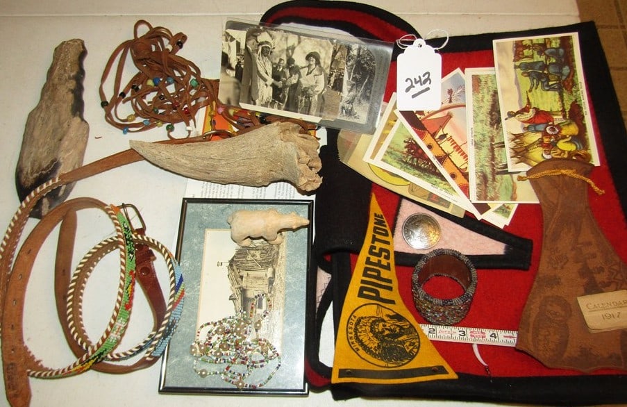 Misc items: Box with numerous misc items