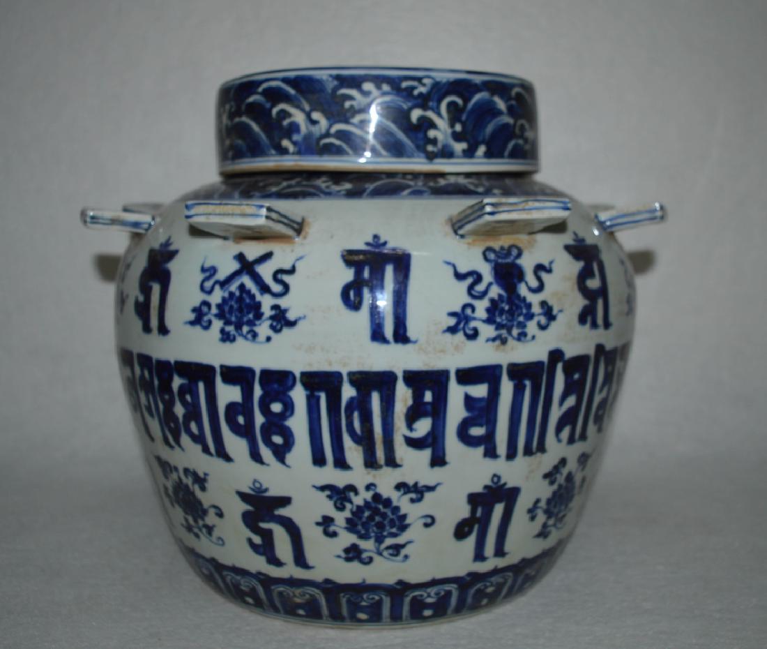 Chinese Blue and White Porcelain Jar (1 of 10)