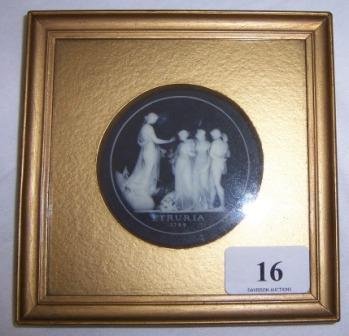 Early Wedgwood Pate Sur Pate Framed Plaque
