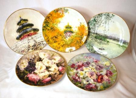 5 Ltd Ed Royal Doulton Plates. By Chen Chi, & Hane: 5 Ltd Ed Royal Doulton Plates. By Chen Chi, & Hane Vidal