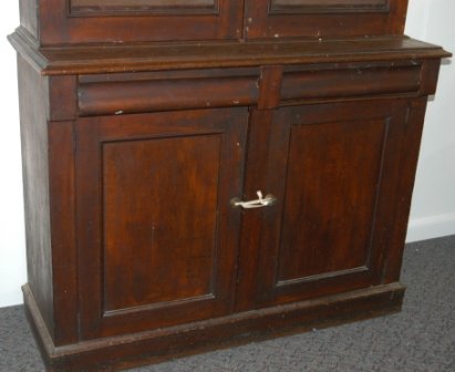 Australian Colonial Cedar Elevated Bookcase. 2 do - 3