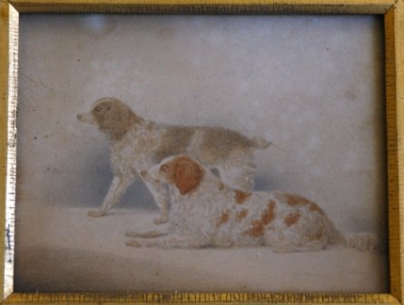 READ Jnr, Richard (c.1796-1862) 2 Spaniels, 1835