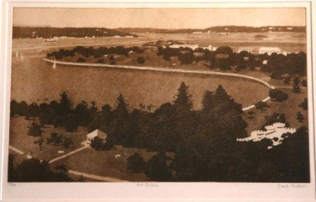 PRESTON, David (b.1948) Port Jackson Aquatint 1: PRESTON, David (b.1948) Port Jackson Aquatint 17/30 30x50.5 cm