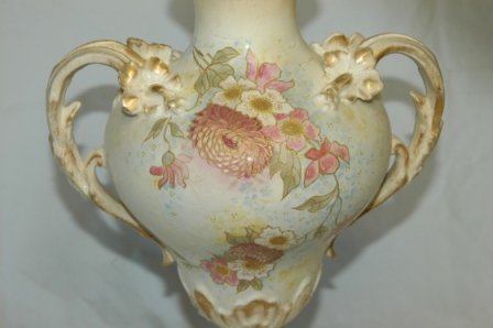 Early German Royal Bonn Double Handled Vase. Gilt &  - 3