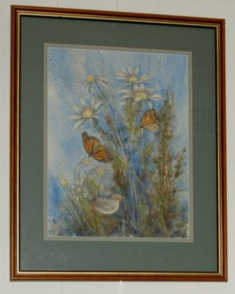 4 Marion HASTINGS W/Clrs. "Flannel Flowers" 40x31cm - 3