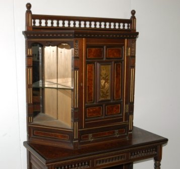 Victorian Gillow & Co Aesthetic Movement Cabinet. W - 7