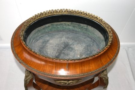 European Walnut Veneer Champagne Stand. Marquetry - 3