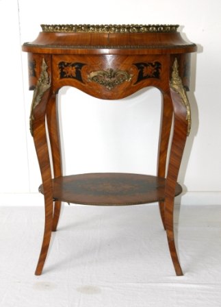 European Walnut Veneer Champagne Stand. Marquetry - 5