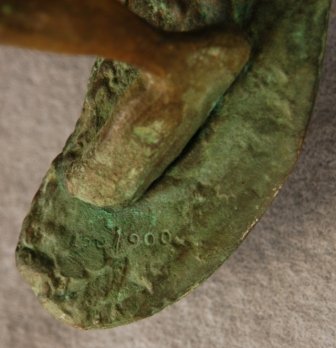 Artist Unknown Bronze Group of 2 Two Balancing - 2