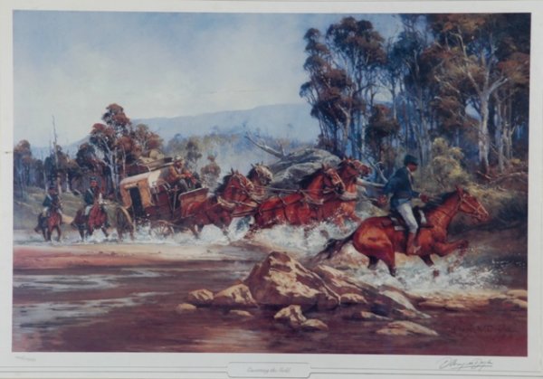 DOYLE, D'Arcy (1932-2001) 'Escorting the Gold' Ltd