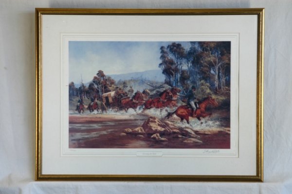 DOYLE, D'Arcy (1932-2001) 'Escorting the Gold' Ltd - 2
