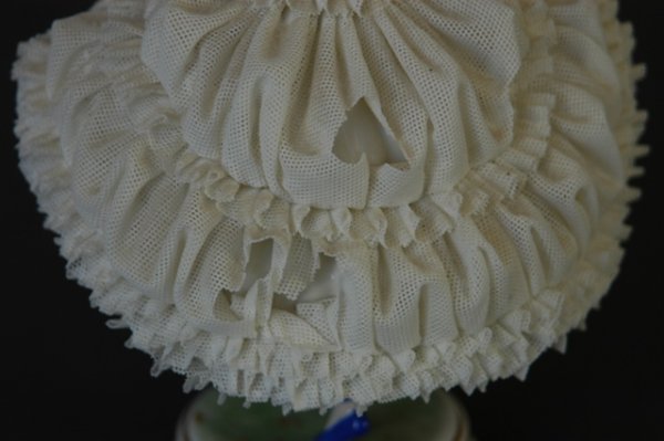 Dresden Crinoline Lady Figure. Damage to back. H - 4