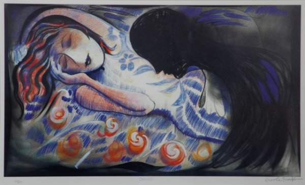 BLACKMAN, Charles (b.1928) 'Orpheus.' Hand signe