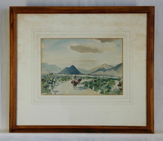 LINDSAY, Daryl (1890-1976) 'A Country Road.' Insc - 2