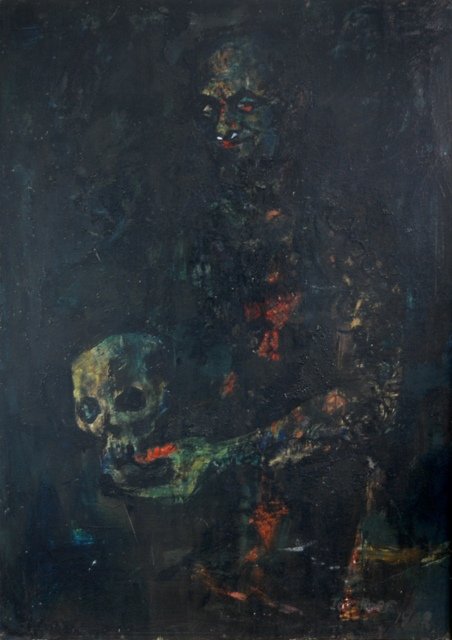ROSE, Joe (b.1915) 'Self Portrait' Oil on Board 1