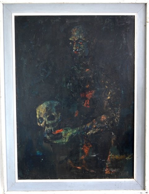 ROSE, Joe (b.1915) 'Self Portrait' Oil on Board 1 - 2