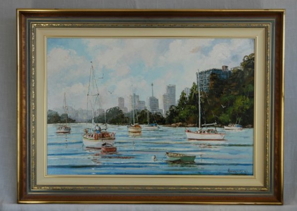 HINGERTY, John (b. 1930) 'Careening Cove, Sydney' - 2