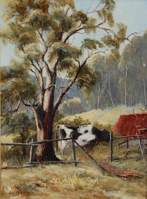 MURPHY, Pat 'Daisy Awaiting,' 1979. Oil on Board