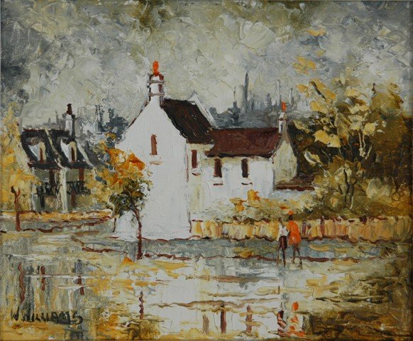 WILLIAMS, Wilmotte (1916-1992) 'Glebe House' Oil
