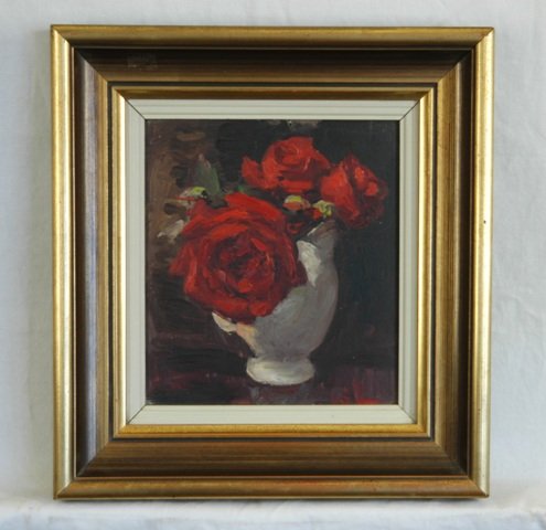 EDGECOMBE, Henry (1881-?) Floral Study with White - 2