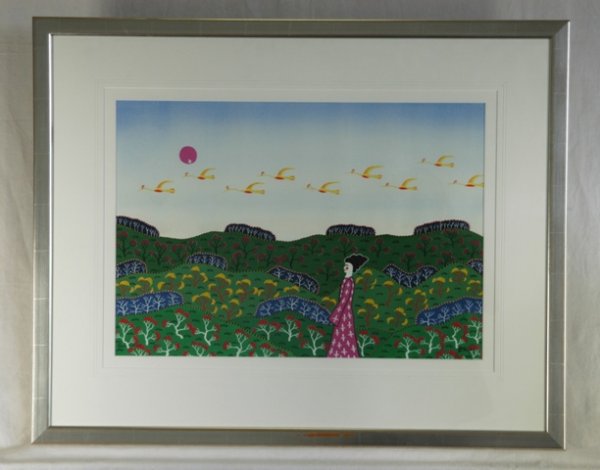 STANSFIELD 'Geisha Landscape' Acrylic on Paper 44 - 2