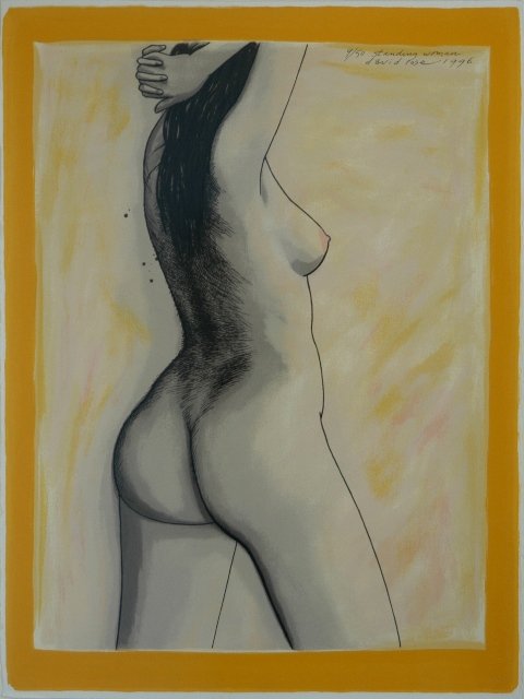 ROSE, David (b.1936) 'Standing Woman,' 1996. S/Pr: ROSE, David (b.1936) 'Standing Woman,' 1996. S/Print 9/50 75x56.5cm
