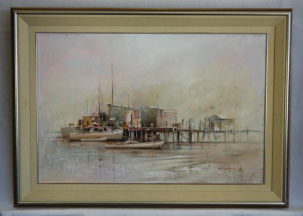 LOVETT, John (b.1953) 'Kittering Wharf (Tas),' 19 - 2