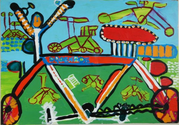 SMITH, Stephen (b.1954) 'The Bicycle I.' Unsigned