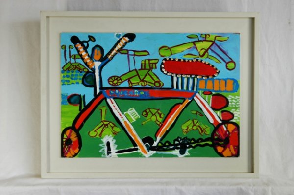 SMITH, Stephen (b.1954) 'The Bicycle I.' Unsigned - 2