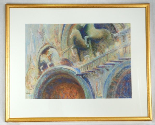 SHEARER, Ben (b.1941) 'St. Marks, Venice.' Pastel - 2