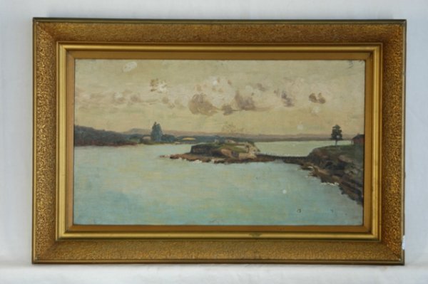 Artist Unknown Fort in Bay (Possibly La Perouse), - 2