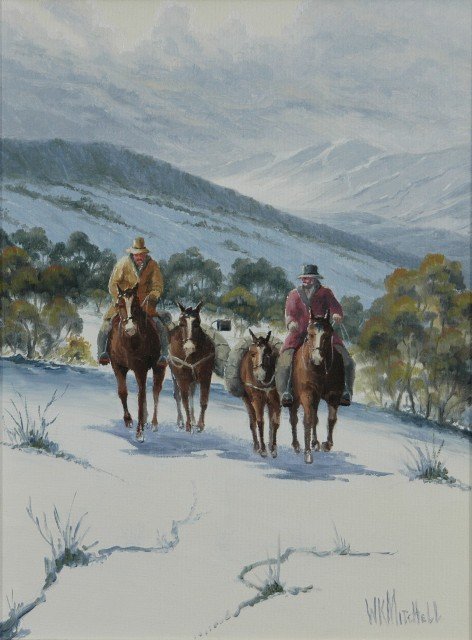MITCHELL, W K (b.1925) 'Mates on the Lime Shack T