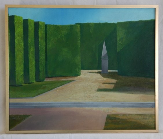 OLDFIELD, Alan (b.1943) (2) 'Roman Garden I;' & '