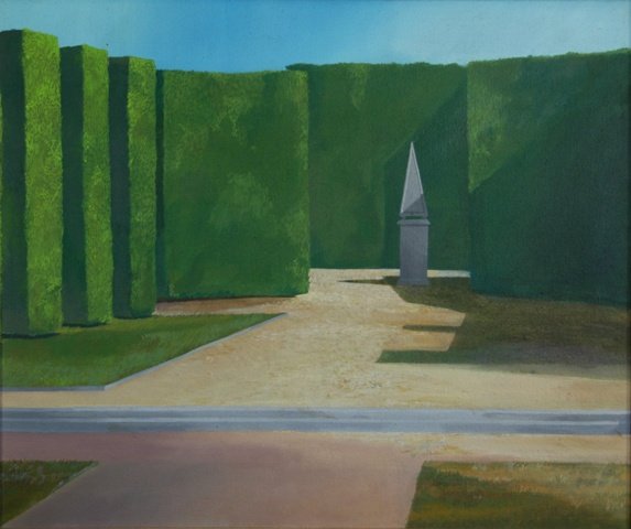 OLDFIELD, Alan (b.1943) (2) 'Roman Garden I;' & ' - 2