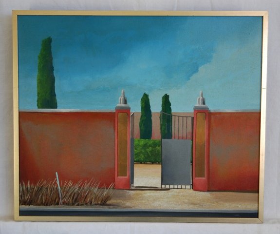 OLDFIELD, Alan (b.1943) (2) 'Roman Garden I;' & ' - 3