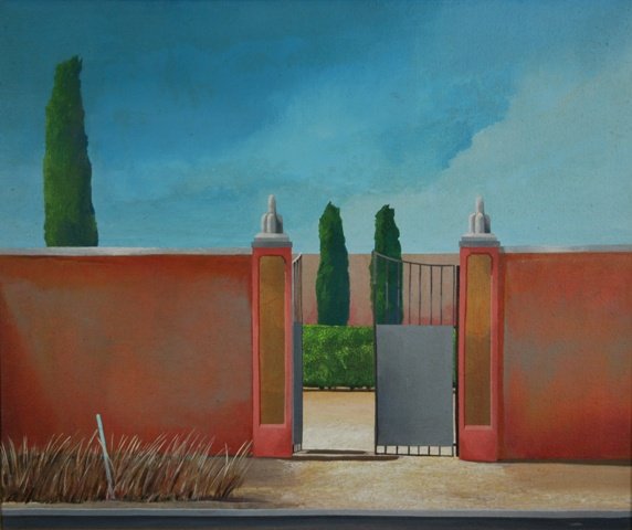 OLDFIELD, Alan (b.1943) (2) 'Roman Garden I;' & ' - 4