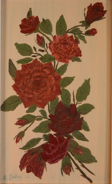 LUDERS, Muriel (b.1906) (3) Red Roses, 1969; Shea - 3