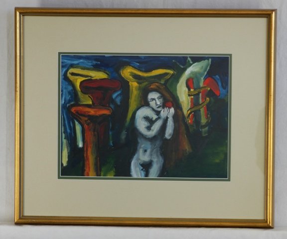 MATWIEJEW, Magda (b.1956) 'Garden of Eden.' Unsig - 2