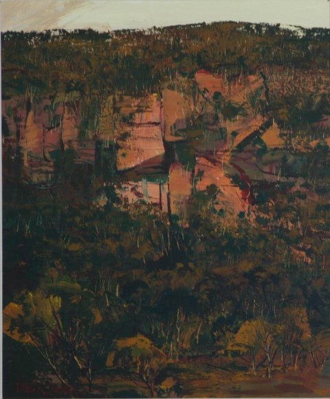 CARROLL, Patrick (b.1949) 'Rockface - Pinnacle Ri