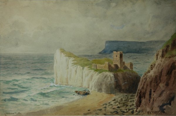 CAREY, J.W 'Kentian[?] Castle,' 1920. W/Clr 25.5x