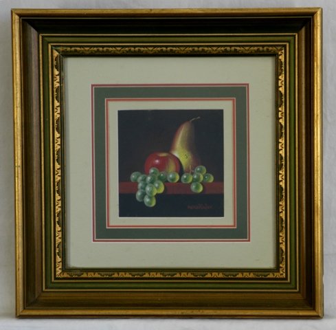 TAYLOR, Michael (b.1950) 'Still Life' Oil on Boar - 2