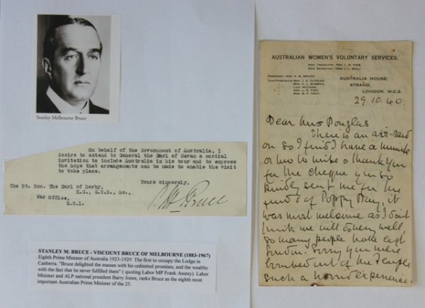 Stanley M. BRUCE (VISCOUNT BRUCE OF MELBOURNE)