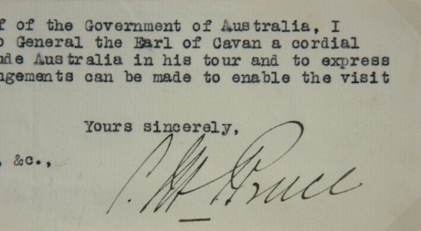 Stanley M. BRUCE (VISCOUNT BRUCE OF MELBOURNE) - 2