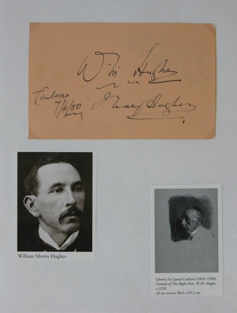 William Morris 'Billy' HUGHES. Australia's World