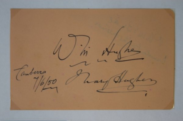 William Morris 'Billy' HUGHES. Australia's World - 2