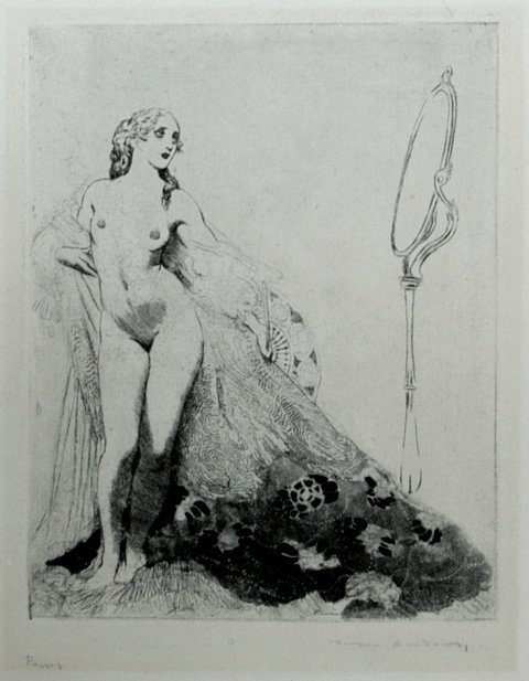 LINDSAY, Norman (1879-1969) '(The Drape)' c.1920.